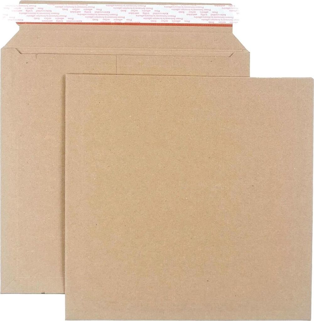 Lot de 10 enveloppes carton vinyle 33 tours format 350x350 Image du produit 