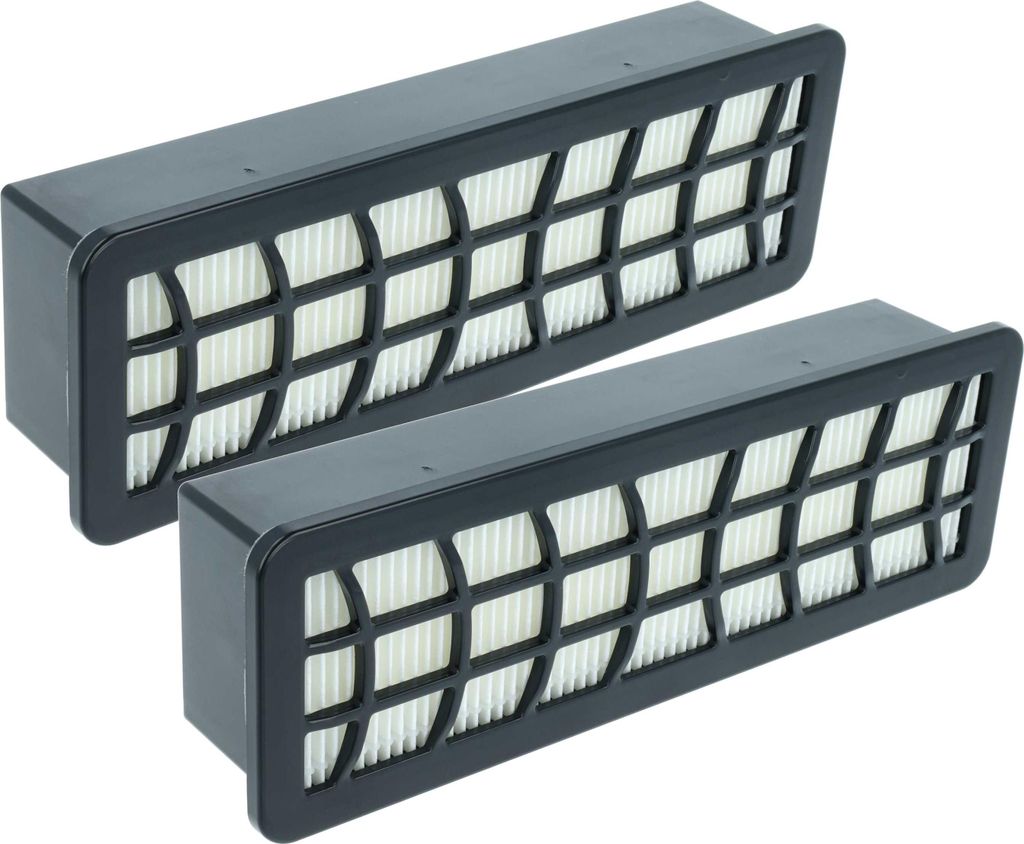 vhbw 2x Staubsaugerfilter kompatibel mit Bosch CVC762ST/01, BWD421PRO/04, BWD421POW/04, BWD421PET/04 Staubsauger - HEPA-Filter Schwarz Weiß