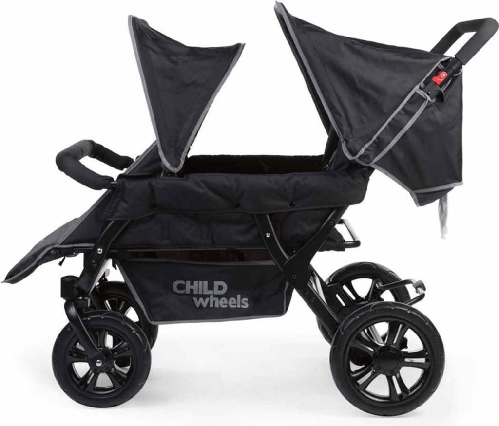 CHILDHOME Childwheels TWO BY TWO Geschwisterwagen Produktbild 