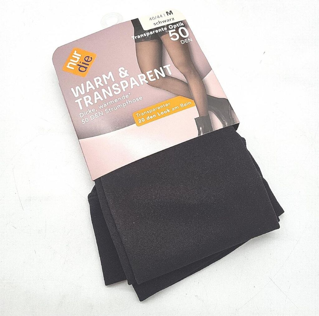 Nur Die Warm Transparent 50 DEN geftterte Fein-Strumpfhose Produktbild 