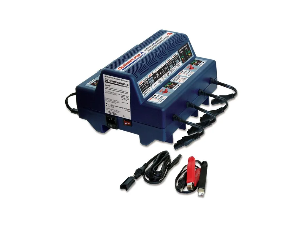 Chargeur Multiple Tecmate Optimate Pro-S 4 : Gérez 4 Batteries à la Fois - 4