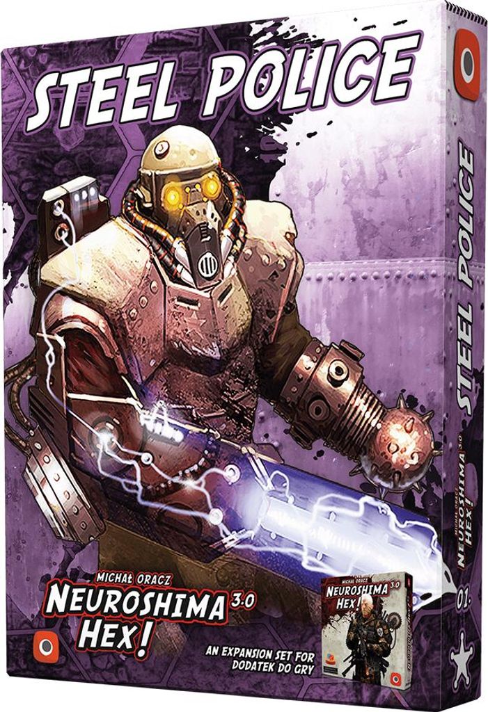 Neuroshima HEX 3.0 Steel Police - Extension de jeu de Image du produit 