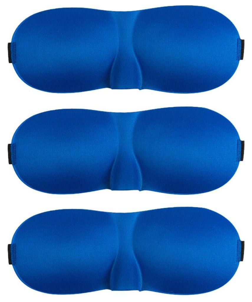 Schlafmasken-Packung (3 Stück), lichtundurchlässige 3D-Augenmasken zum Schlafen, Augenbinde für Seitenschläfer