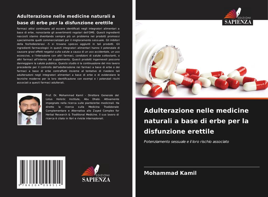 Adulterazione nelle medicine naturali a base di erbe per la disfunzione erettile