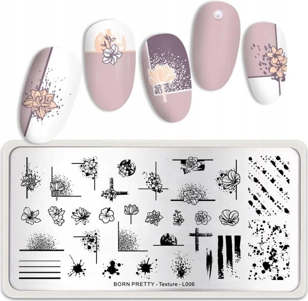 Piastra per Timbri Nail Art Professionale in Acciaio - Shop Online