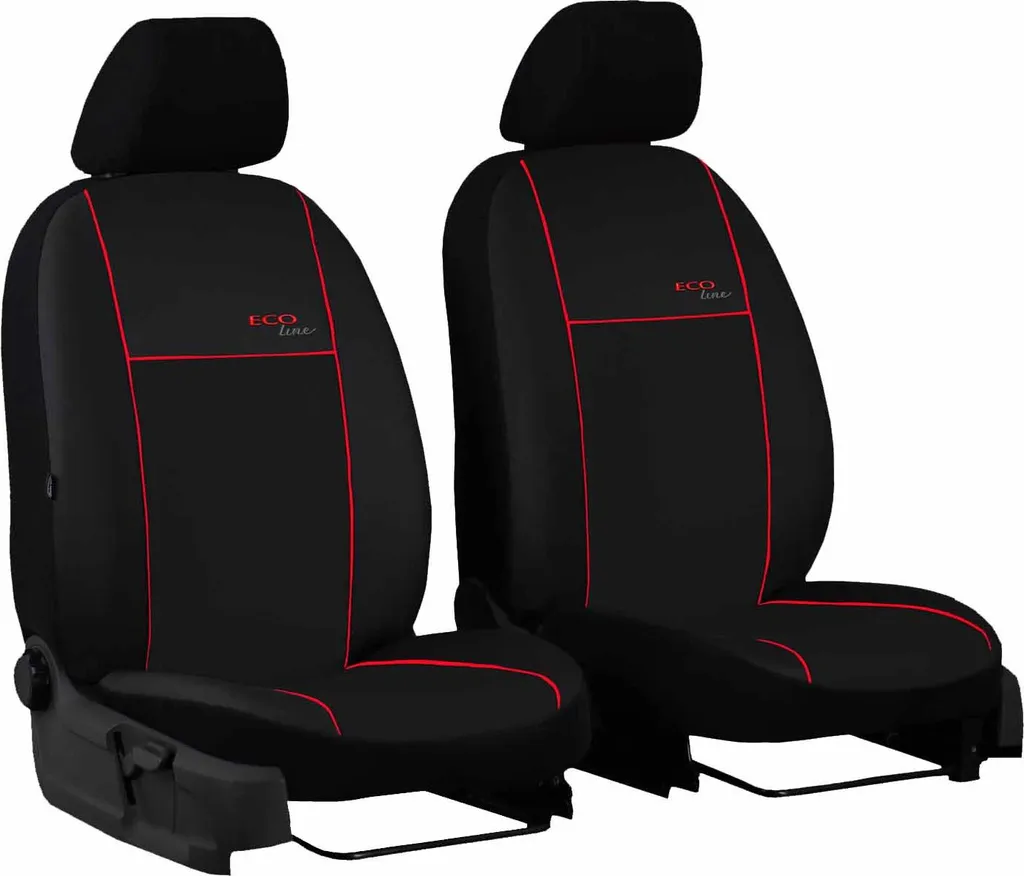 Set Coprisedili Anteriori 1+1 Rosso Sportivo per Toyota Corolla VII - 9