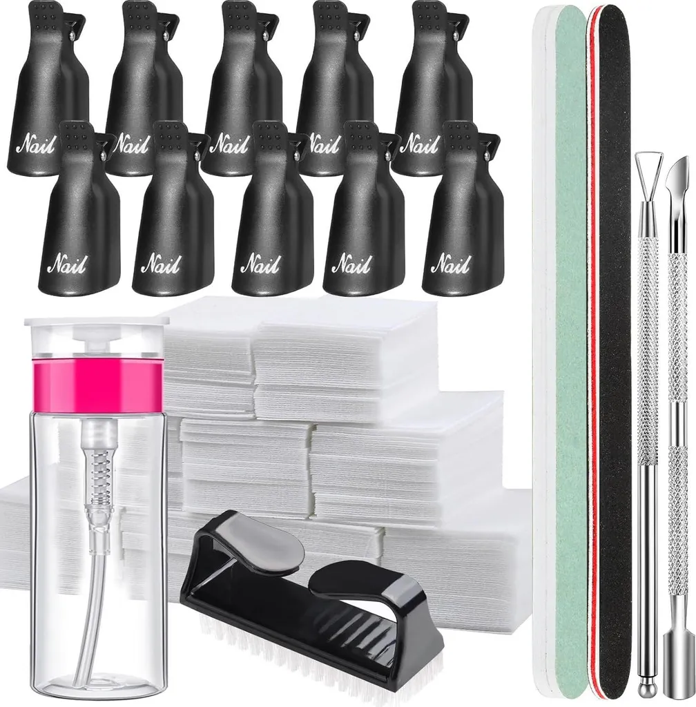 Enlever vernis gel sans abîmer les ongles avec ce kit clips et coton