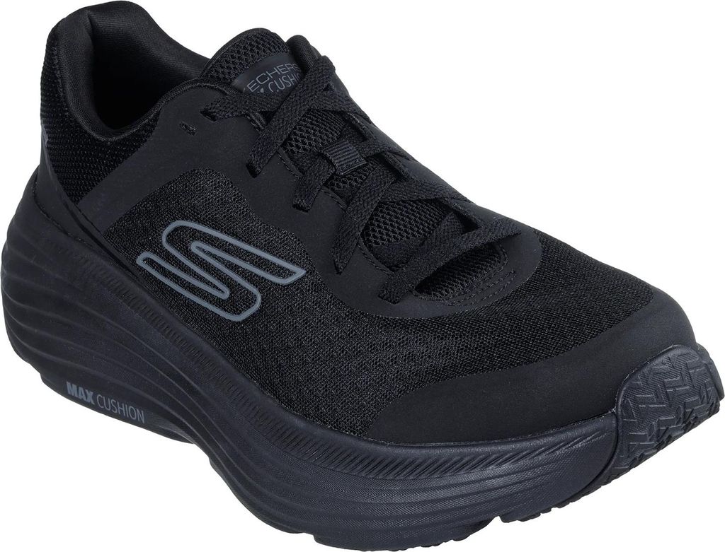 Skechers Running Shoes 220613-BBK in Black Synthetic/Textile color size 46