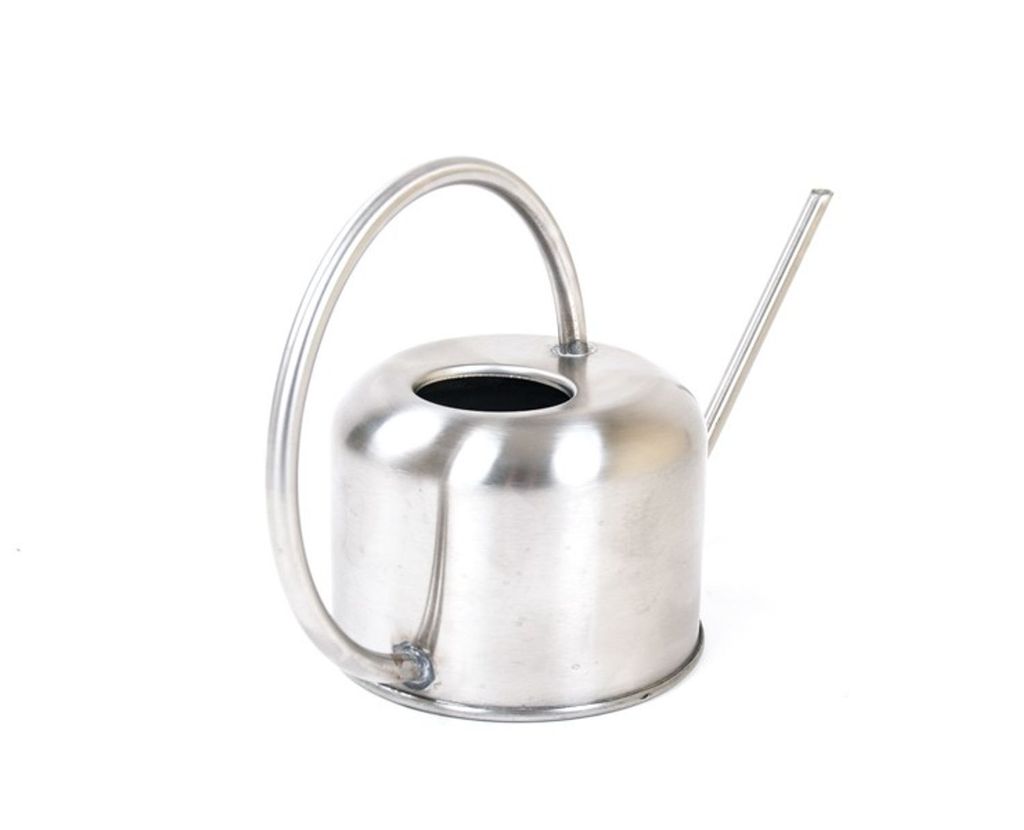 Edelstahl Gießkanne 0,8 Liter Blumengießkanne Wasserkanne Blumengießer Kanne