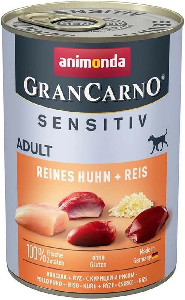 Stock 6x400g Animonda GranCarno Adult Sensitiv Pollo Riso - Miglior Prezzo