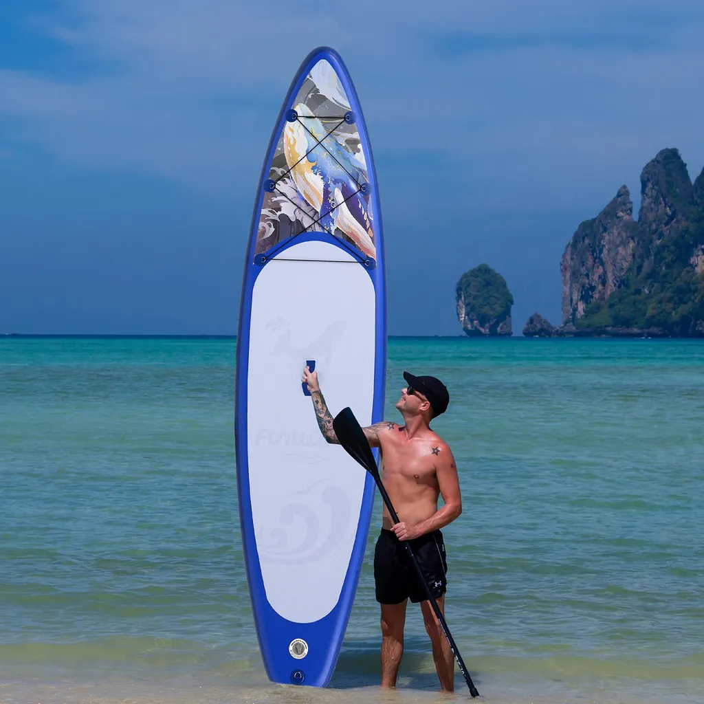 Planche de Paddle Gonflable SUP Pack Complet 350cm Charge Max 150kg