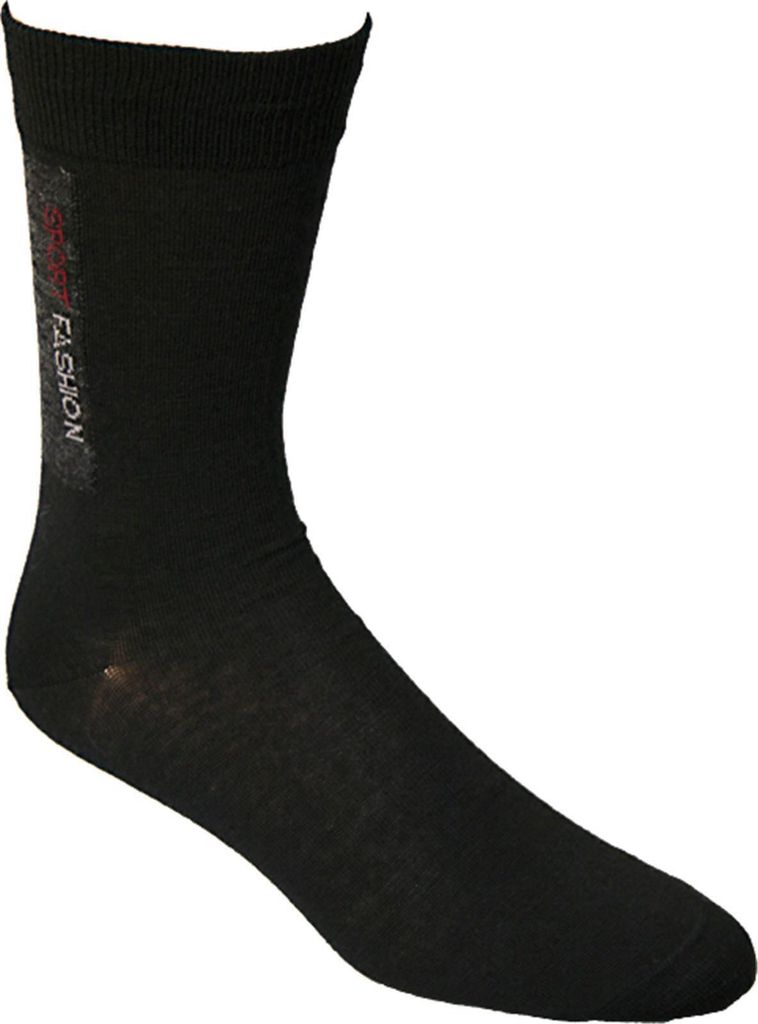 Nordpol Herrensocke Sport-Fashion schwarz Gr. 39-41