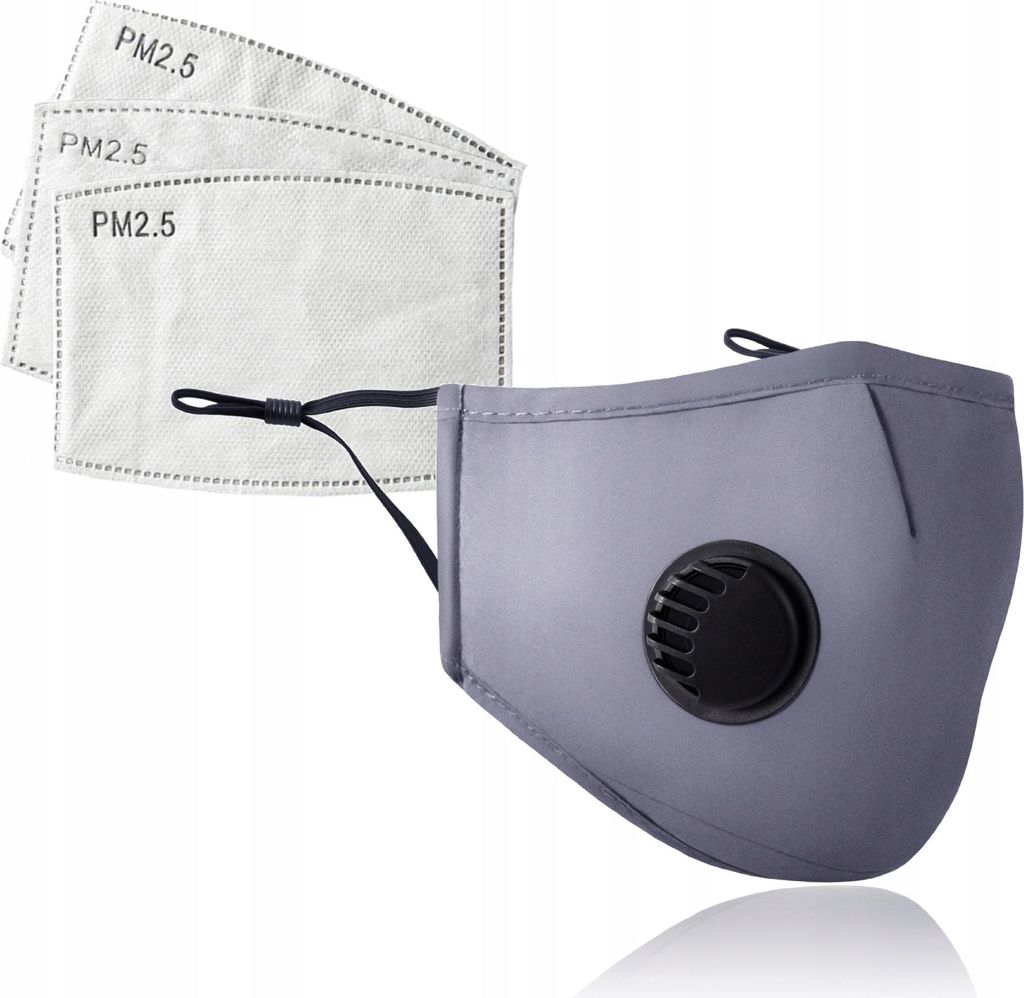 ENSEMBLE DE COMPOSITION Masque gris multi-usages + 3x Image du produit 