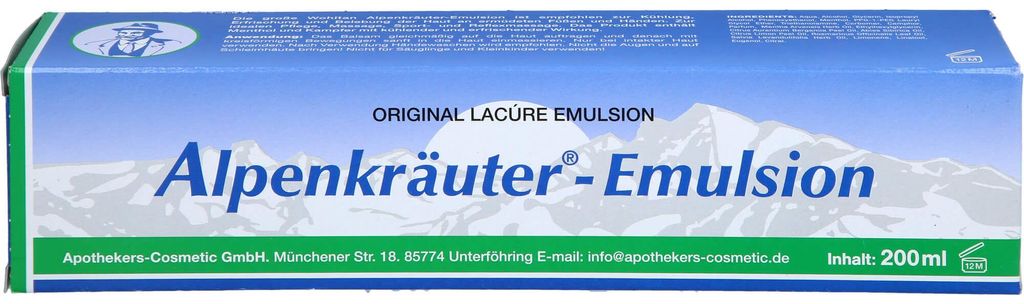LACÚRE Alpenkräuter-Emulsion, 200 ml Lösung