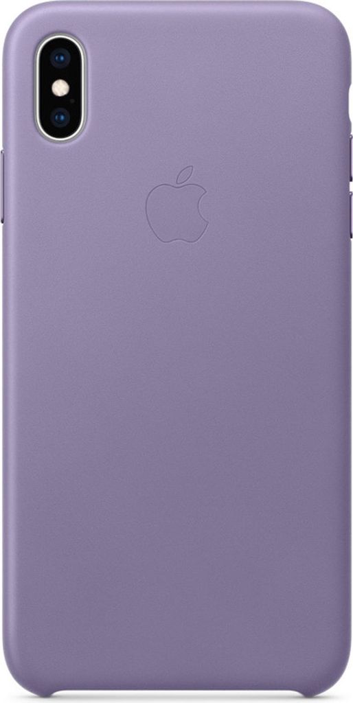 Coque arrière en cuir pour Apple iPhone Xs Max - Lila Image du produit 