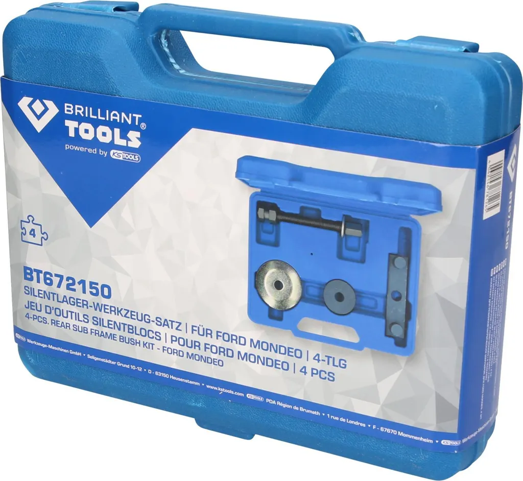 Extracteur de silentbloc pour Ford Mondeo, jeu d'outils de 4 pièces BT