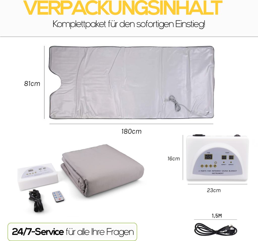 CALMENTA® Infrarot-Saunadecke - Fernbedienung - Produktbild 4
