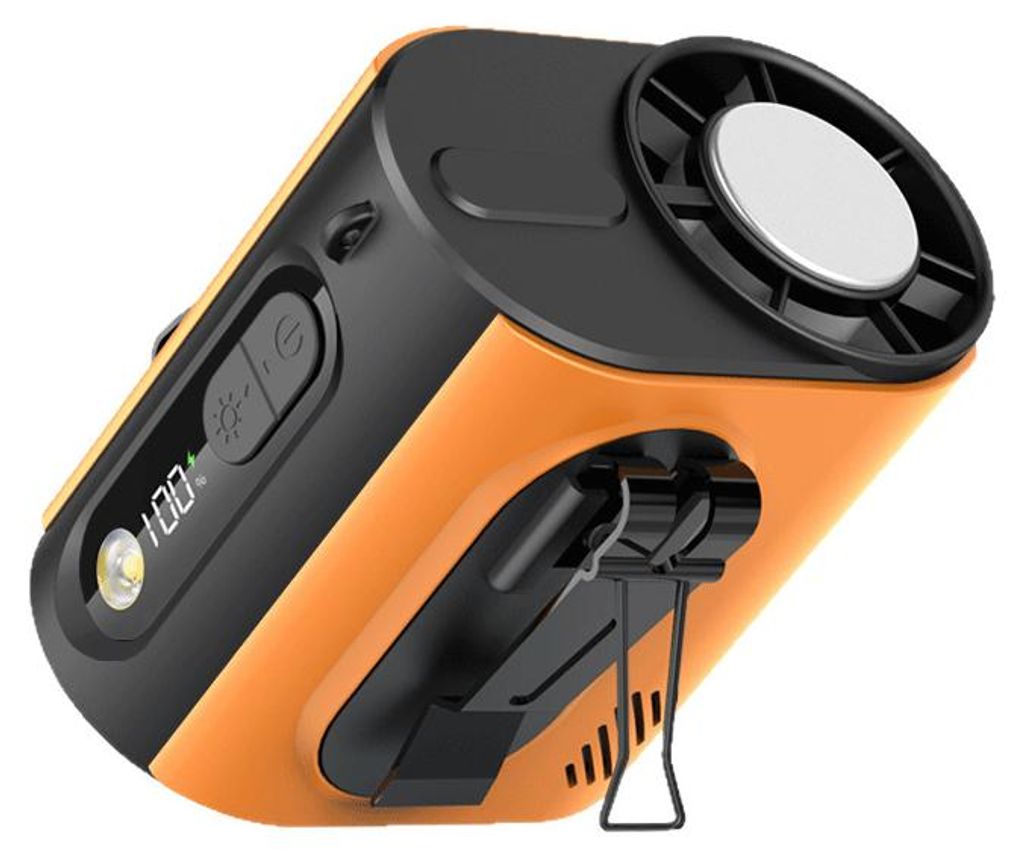 Gürtelventilator mit Kühlplatte 3600mAh, tragbarer Clip Produktbild 