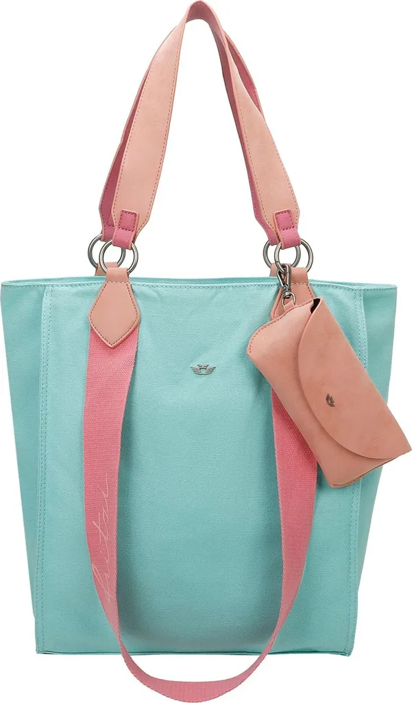 Sac à épaule Izzy02 Pooly turquoise - Canvas résistant et style moderne