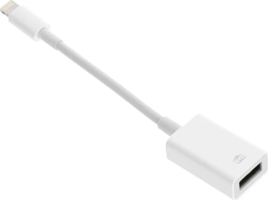 Adattatore OTG Lightning Bianco Minimal | Estetica e Funzione