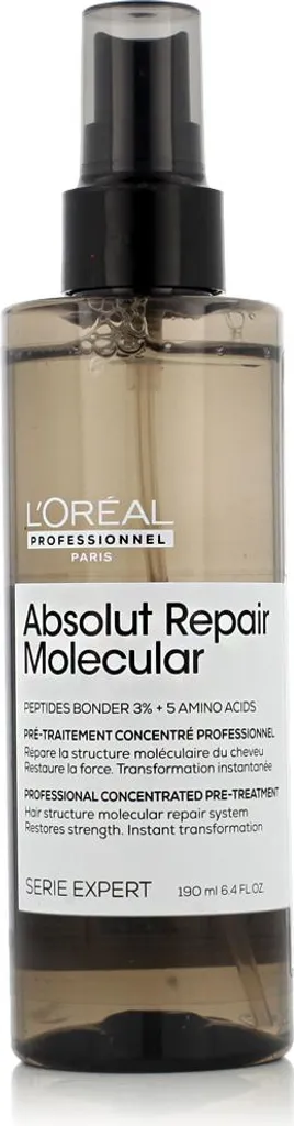 Soin Anti-Casse Absolut Repair Molecular L'Oréal Réparation Fibre 190ml