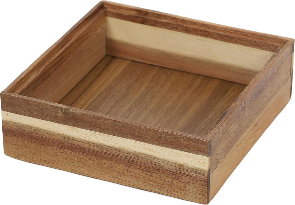 Organizer aus Holz HEDO für Schublade, 15 x 15 x 5 cm