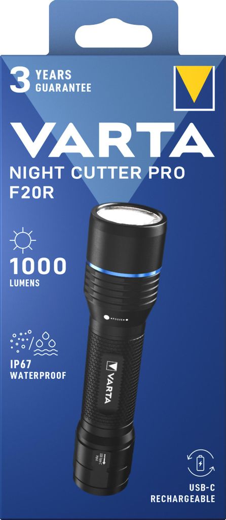 Varta 18920101111 Varta Taschenlampe Aluminium F20R mit Productafbeelding 