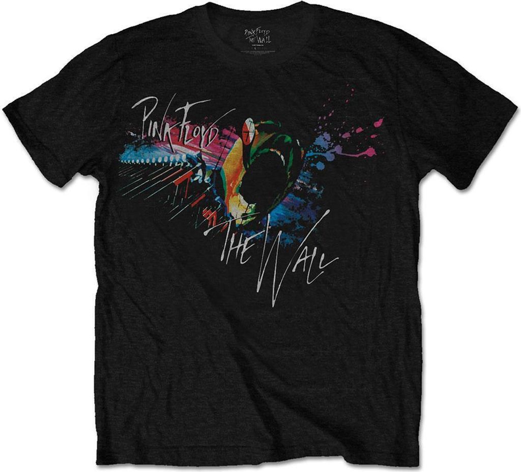 Pink Floyd - "The Wall Head Banga" T-Shirt für Herren/Damen Uni RO1992 (S) (Schwarz)
