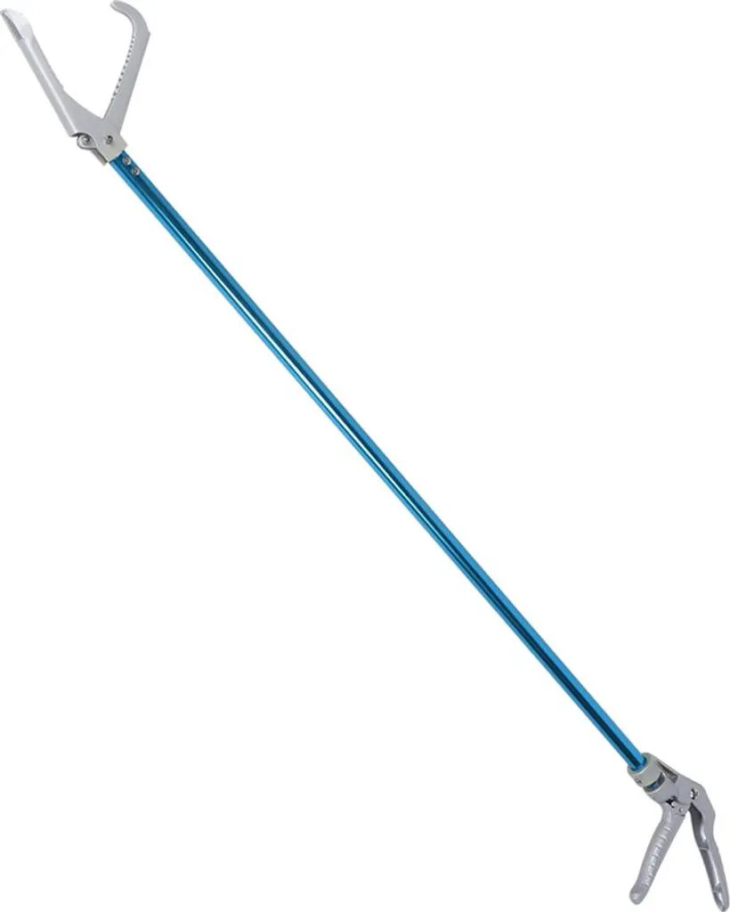 Pince serpent durable aluminium bleu 120cm avec mécanisme de pliage