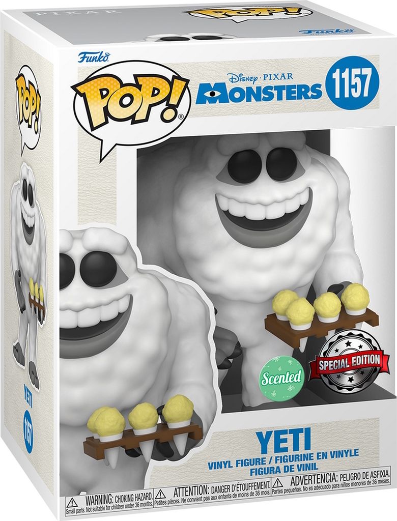 Disney Pixar Monsters - Yeti 1157 Special Edition Scented - Funko Pop! - Vinyl Figur