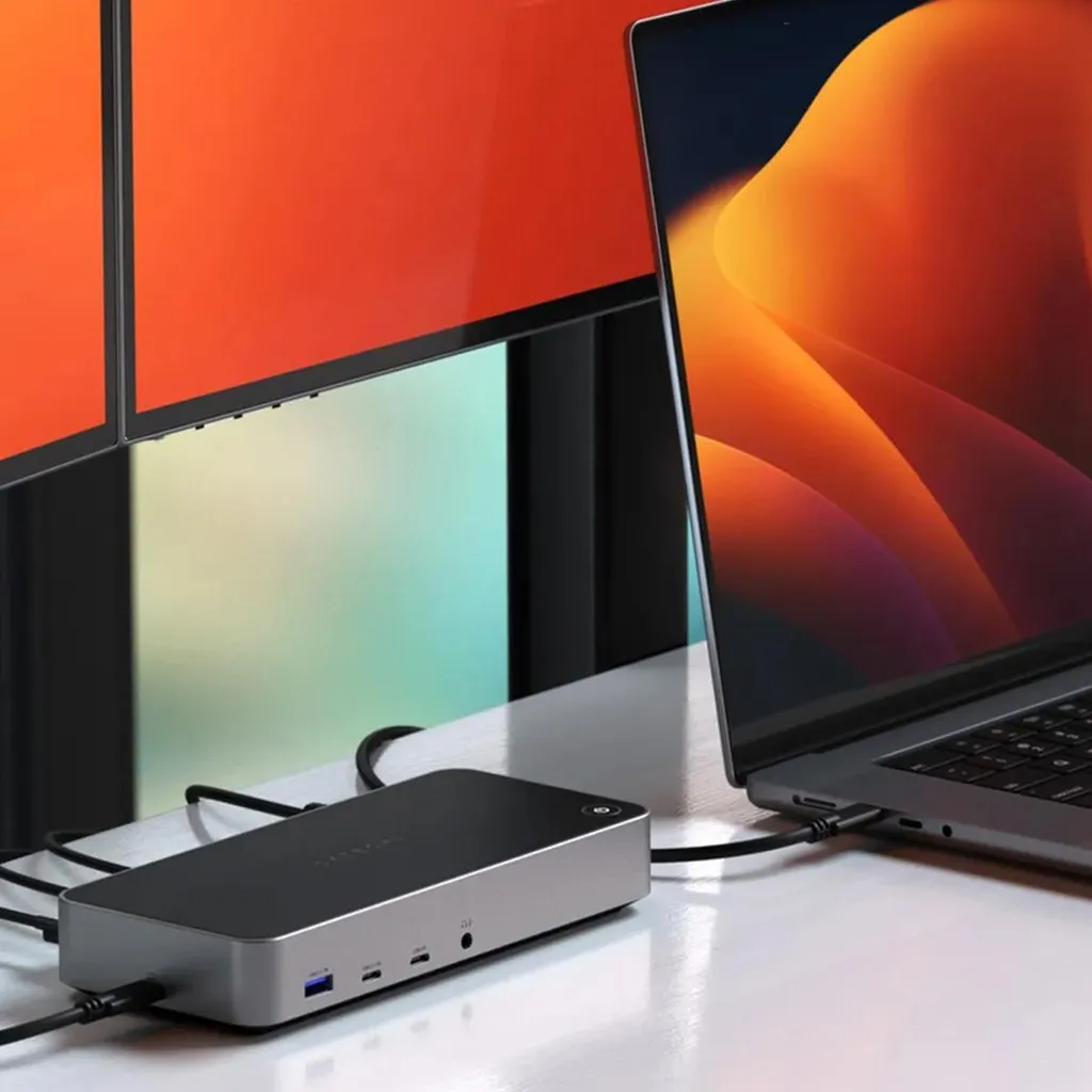 Solution Triple Écran 4K Satechi pour Ordinateur USB-C USB-A avec Câble - 10