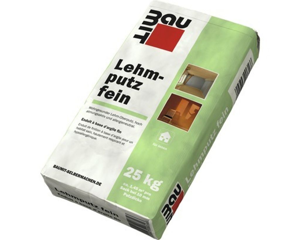 Baumit Viton Fein Lehmputz 25 kg Produktbild 