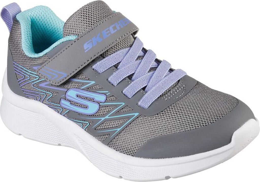 Skechers Sneaker Low Microspec Bold Delight Mädchen 39362D3330323436384C Grau 29 EU