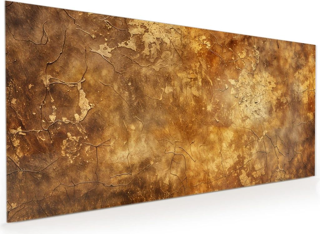 Küchenrückwand Spritzschutz Glas mit Motiv Verwitterter Putz 40 x 40 cm