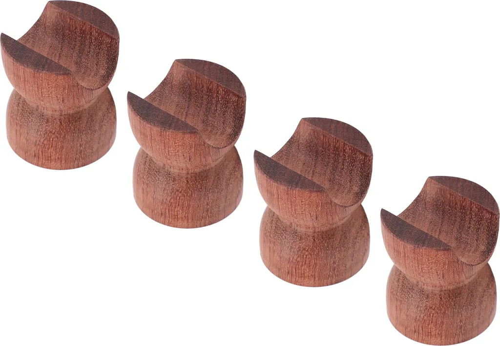 Support isolant bois pour câble HiFi avec protection anti-vibration