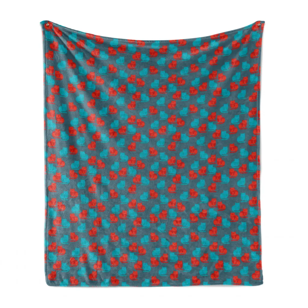 Coperta Morbida Gattini ABAKUHAUS | Regalo Caldo e Soffice 175cm