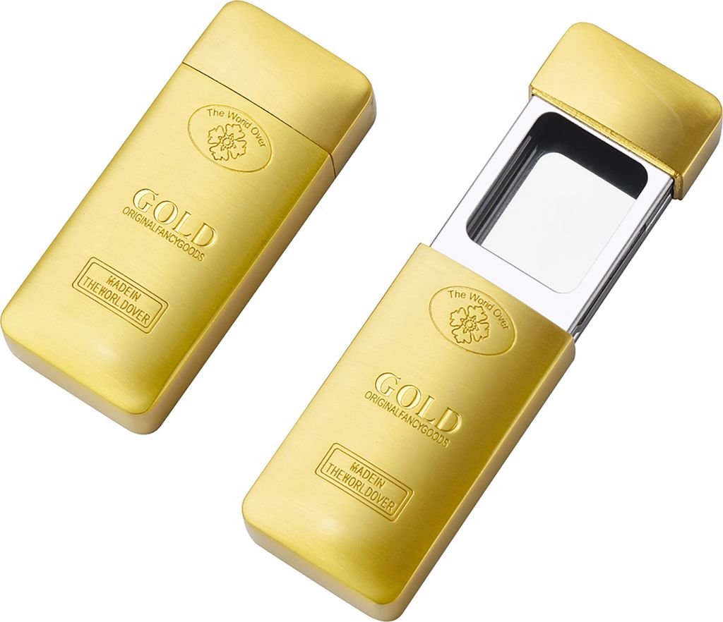 Taschen ASCHENBECHER "GOLDBARREN" 7x3cm mit Deckel aus Produktbild 