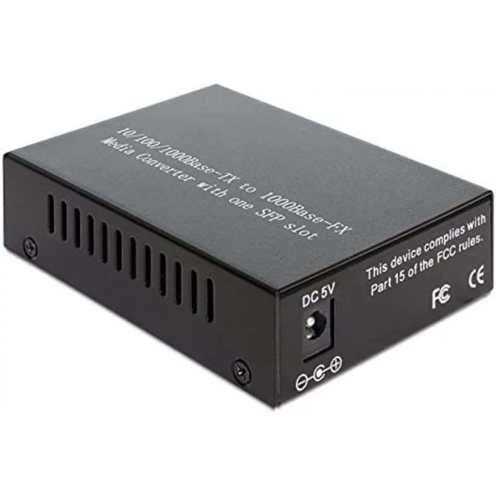 Delock Convertisseur Médias RJ45-SFP 1000Base-T - Boîtier Métal robuste