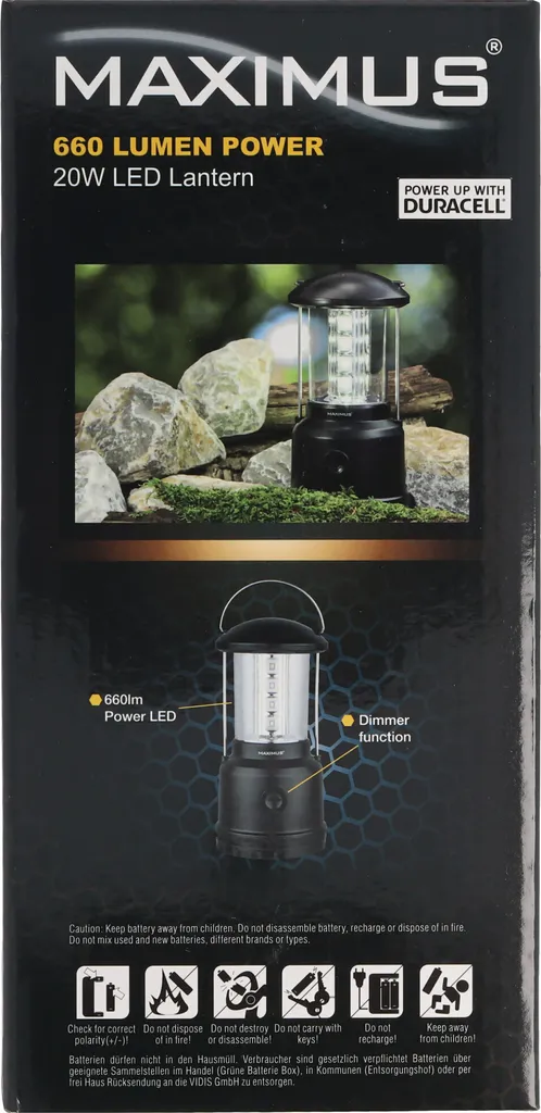 Maximus M-Lnt-200 Lanterne de camping LED rechargeable - 7