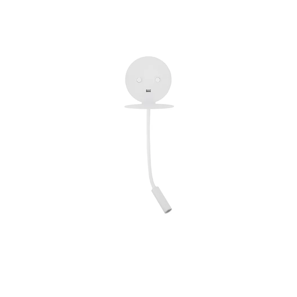 Lampe Murale LED Eclip avec Prise USB et Éclairage Douceur pour Lecture - 4