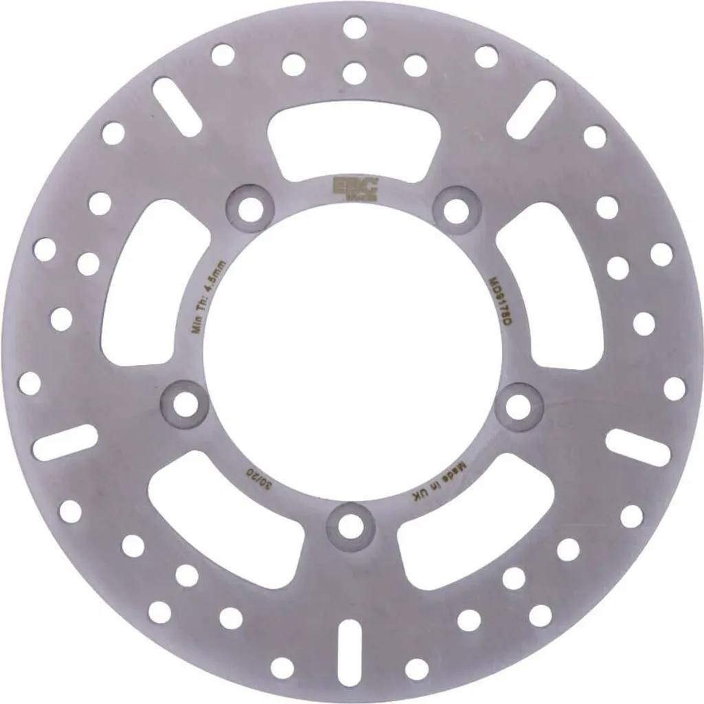 Disque de frein fixe EBC pour scooter, modèle MD9178D en acier inox