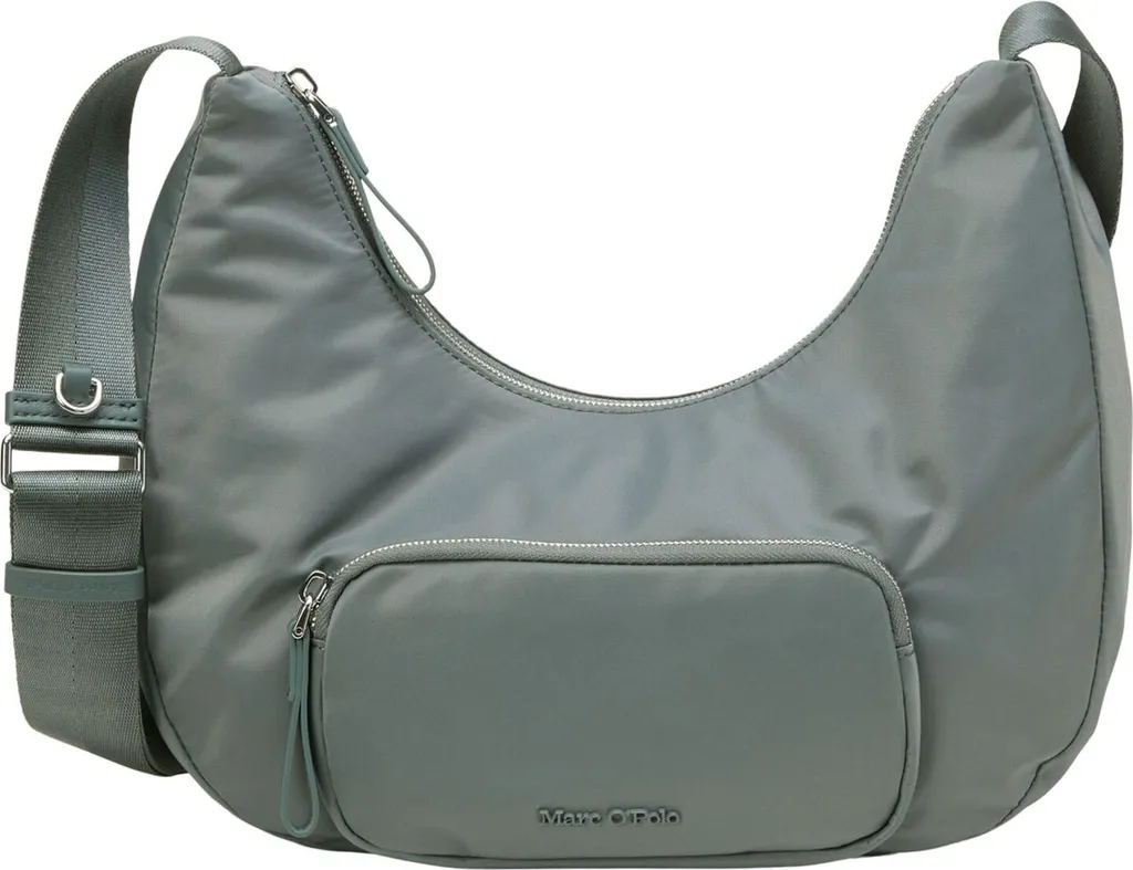 Marc O'Polo sac Nanja Crossbody aspect cuir grainé Deep Emerald 24cm