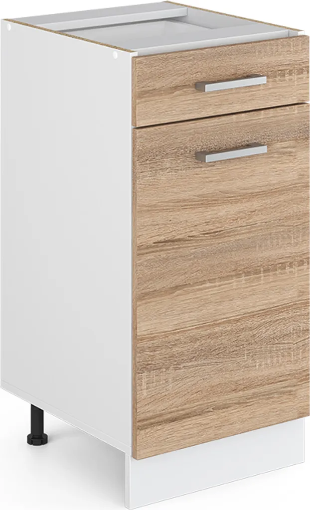 Mobile Base Vicco R-Line 40 cm Sonoma per Cucina Fai-da-te - Robusto