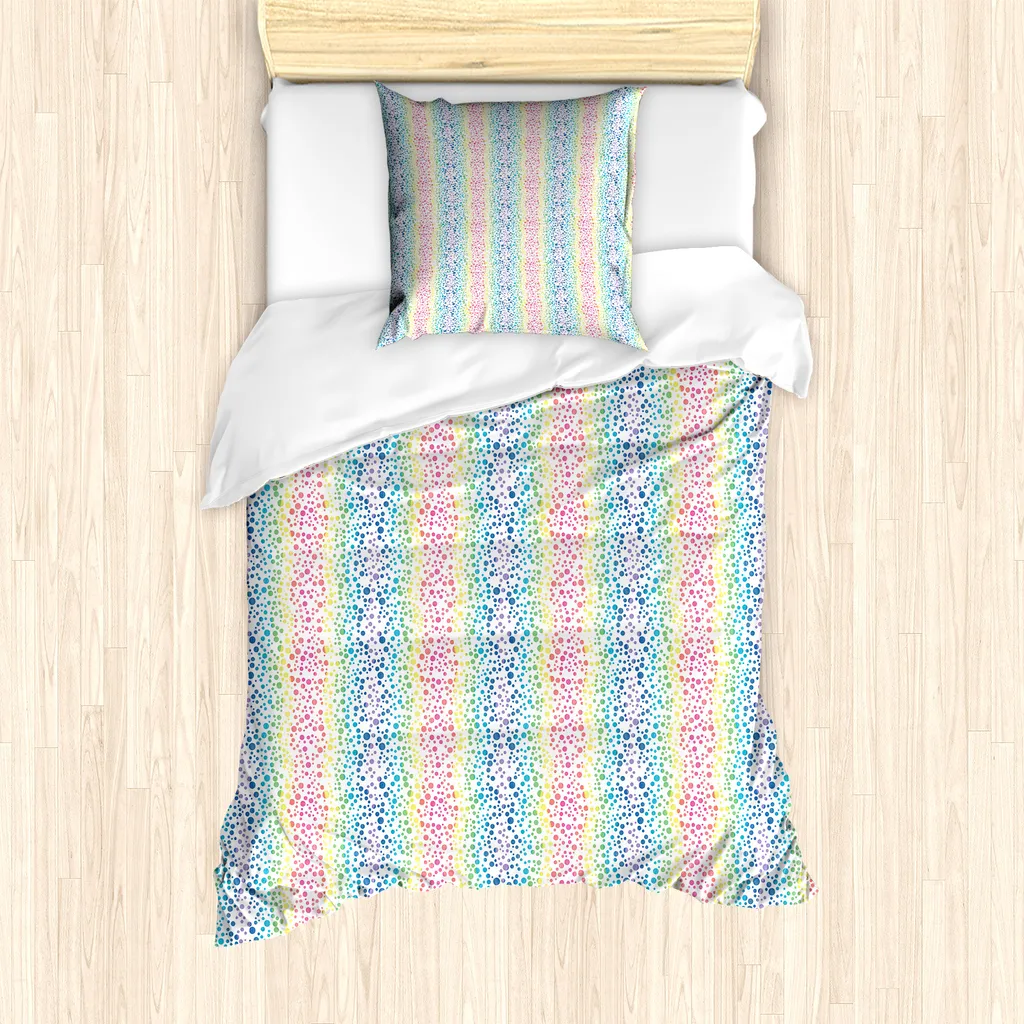 Set Letto ABAKUHAUS Geometric Dots 135x200 Ipoallergenico e Moderno