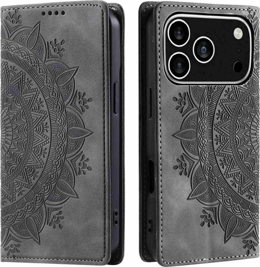 Hülle für Apple iPhone 17 Pro Handyhülle Flip Case Cover Tasche Etui Mandala