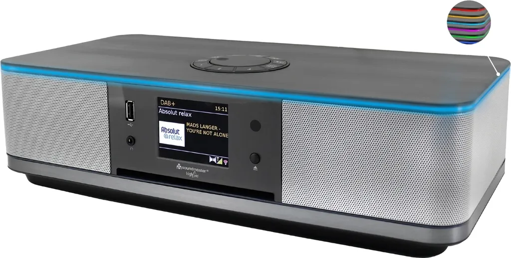 Chaîne Stéréo Connectée Soundmaster ICD2023SW Bluetooth et Effets LED WLAN - 3