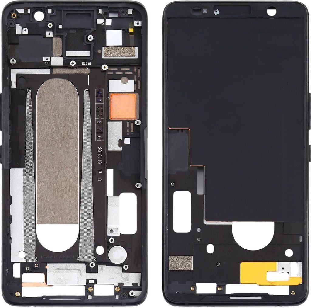 Mittelrahmen für Asus ROG Phone ZS600KL Schwarz Middle Frame Rahmen Ersatz