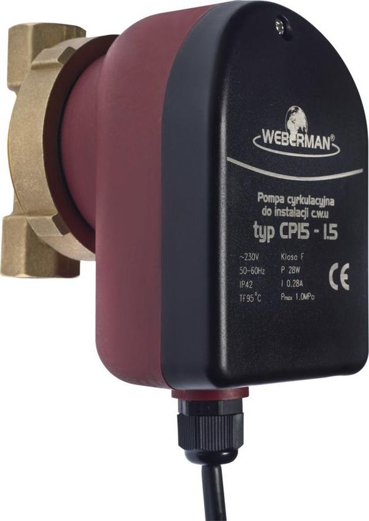 A close-up studio shot of a circulation pump.