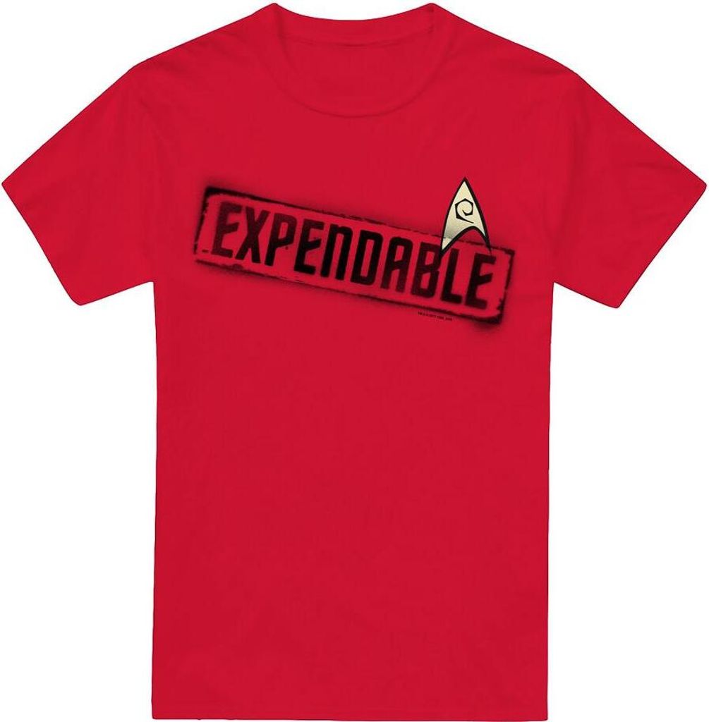 Star Trek - "Expendable" T-Shirt für Herren TV13505 (M) (Rot)