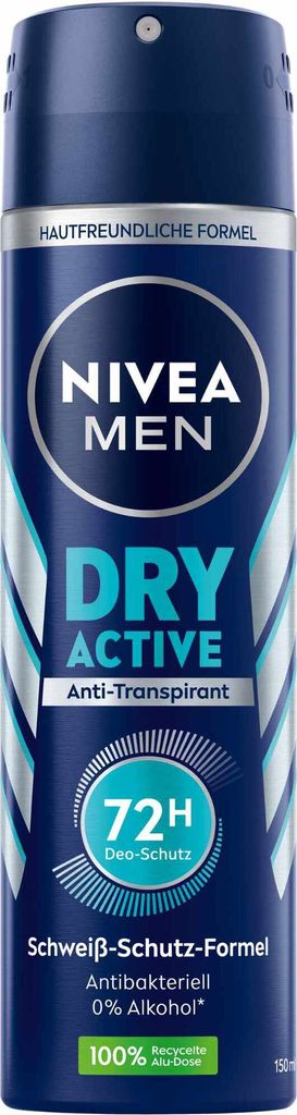 Nivea Deospray 150ml For Men Dry Active Image du produit 
